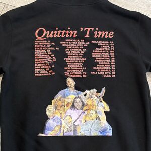 Zach Bryan's The Quittin Time Tour 24 Black Hoodie Sweatshirt Size XL Concert